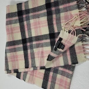 Mayfair 100% Virgin Wool Plaid Scarf